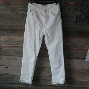 KanCan White Cropped Jeans